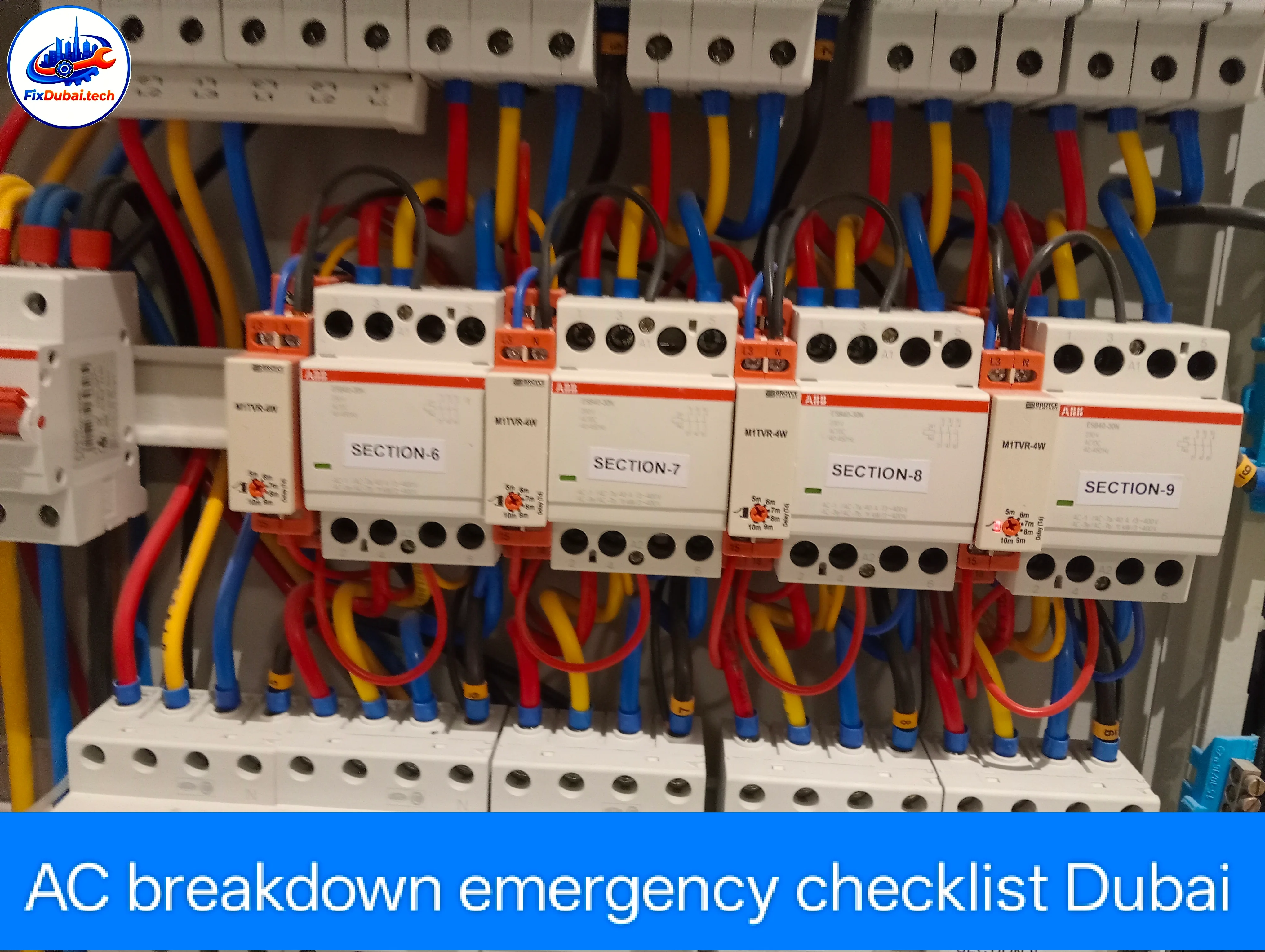 AC breakdown emergency checklist Dubai
